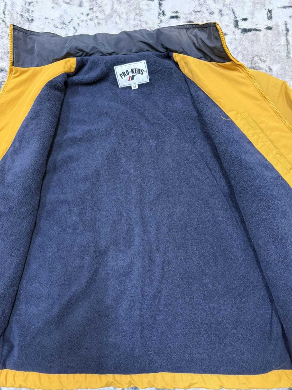 Pro-Keds × Vintage Vintage 90s Pro Keds Bomber Down Jacket Fleece lined Size US XL / EU 56 / 4 - 7 Thumbnail