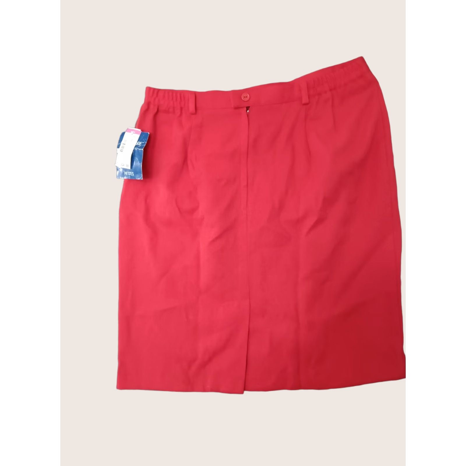 Vintage Ship ' N Shore Skirt 14P Midi Red Women Belt Petsites? Size 36" / US 14 / IT 50 - 1 Thumbnail