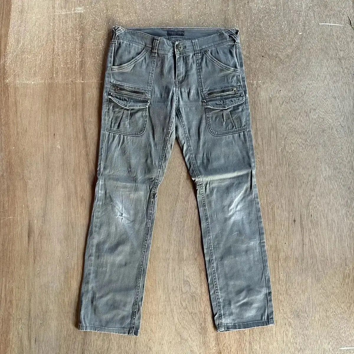Japanese Brand DAILY TOPIC JAPAN TROUSERS FADED VTG DOUBLE KNEE BUSH PANTS Size US 30 / EU 46 - 1 Thumbnail