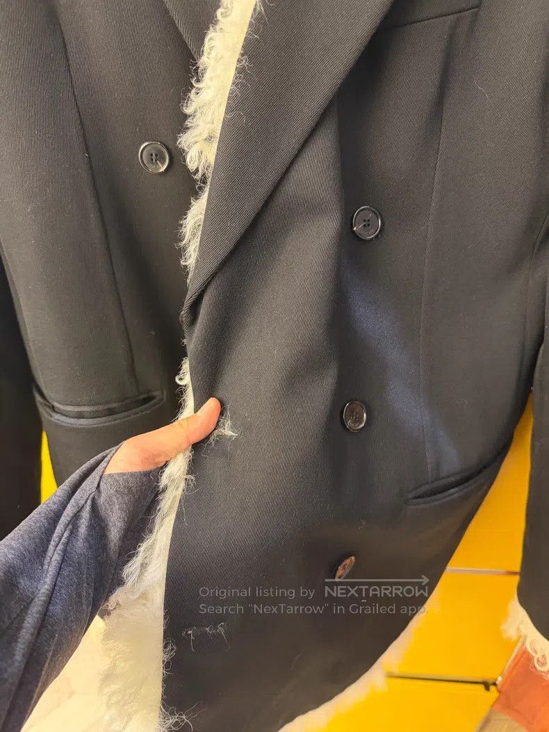Loewe Loewe Men's Suit with Fur Trim Size 48L - 4 Thumbnail