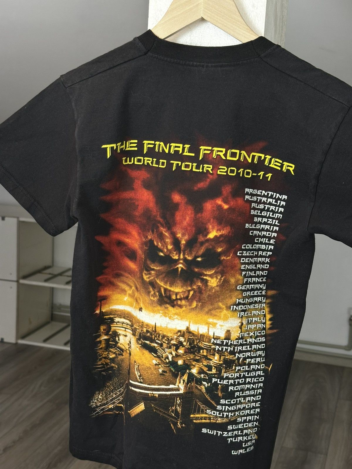 Band Tees Vintage Iron Maiden Tour 2010 Full Tee Size US S / EU 44-46 / 1 - 8 Thumbnail