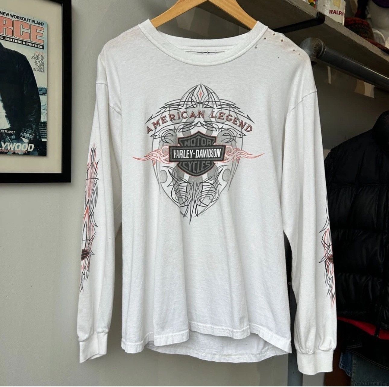 Harley Davidson × Vintage long sleeve harley davidson Size US L / EU 52-54 / 3 - 1 Thumbnail
