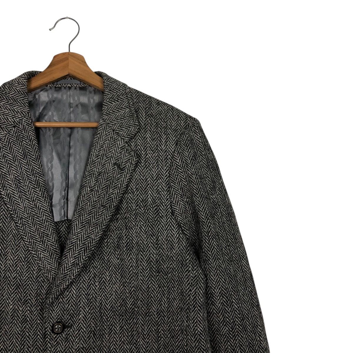Harris Tweed 📌Vintage Wool Herringbone Jacket Harris Tweed Double Breast Size US M / EU 48-50 / 2 - 7 Thumbnail