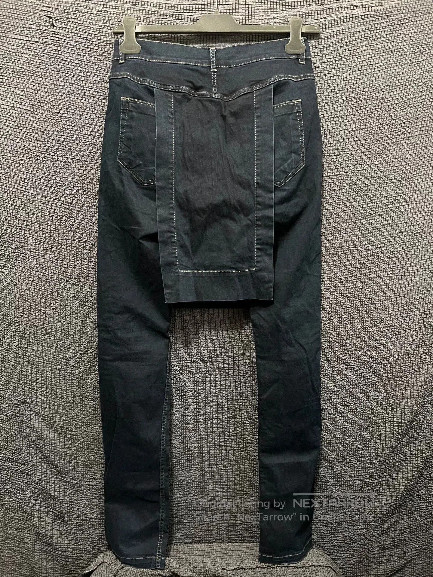 Rick Owens rick owens elastic denim skirt pants. Size 26" / US 2 / IT 38 - 2 Thumbnail