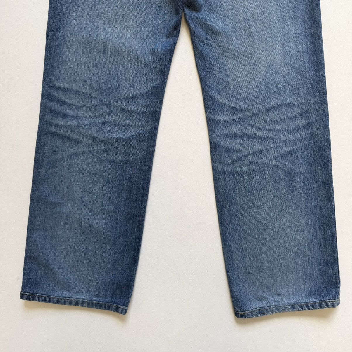 Helmut Lang OG ‘Whiskered Blue Denim’ Jeans Size US 36 / EU 52 - 16 Thumbnail