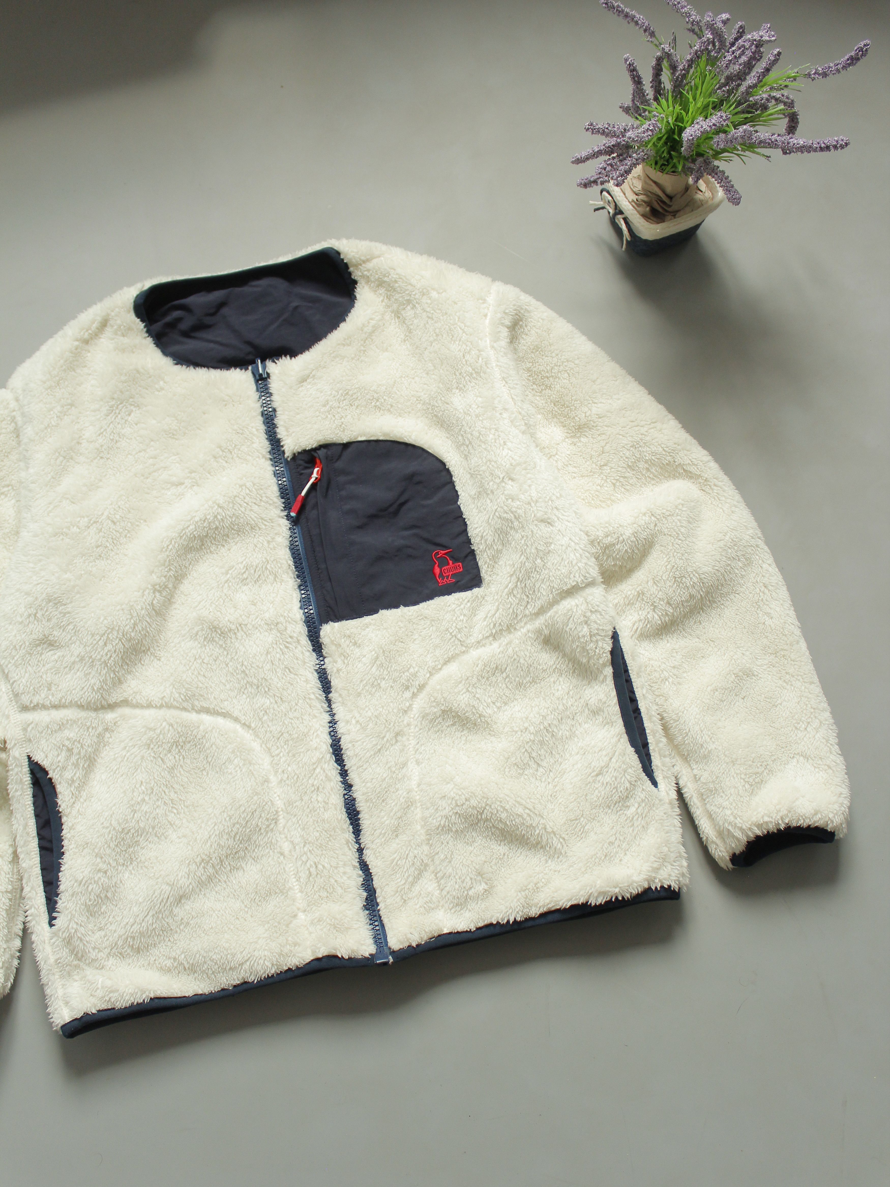 Chums CHUMS REVERSIBLE TEDDY NYLON JACKET S WITHOUT HOOD Size US S / EU 44-46 / 1 - 3 Thumbnail