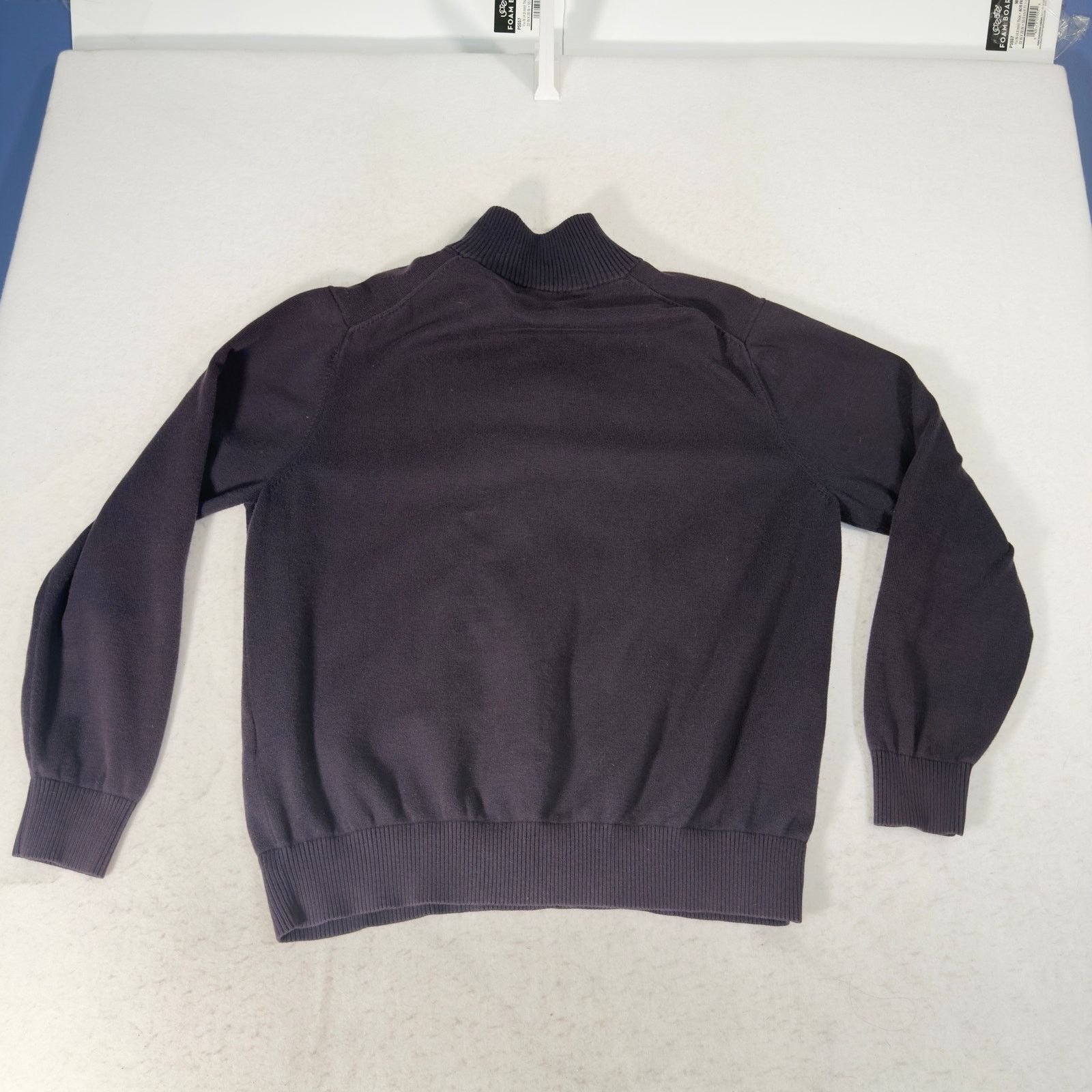 Lands' End Lands' End 100 Supima Cotton 1/4 Zip Sweater High Collar Size US L / EU 52-54 / 3 - 4 Thumbnail