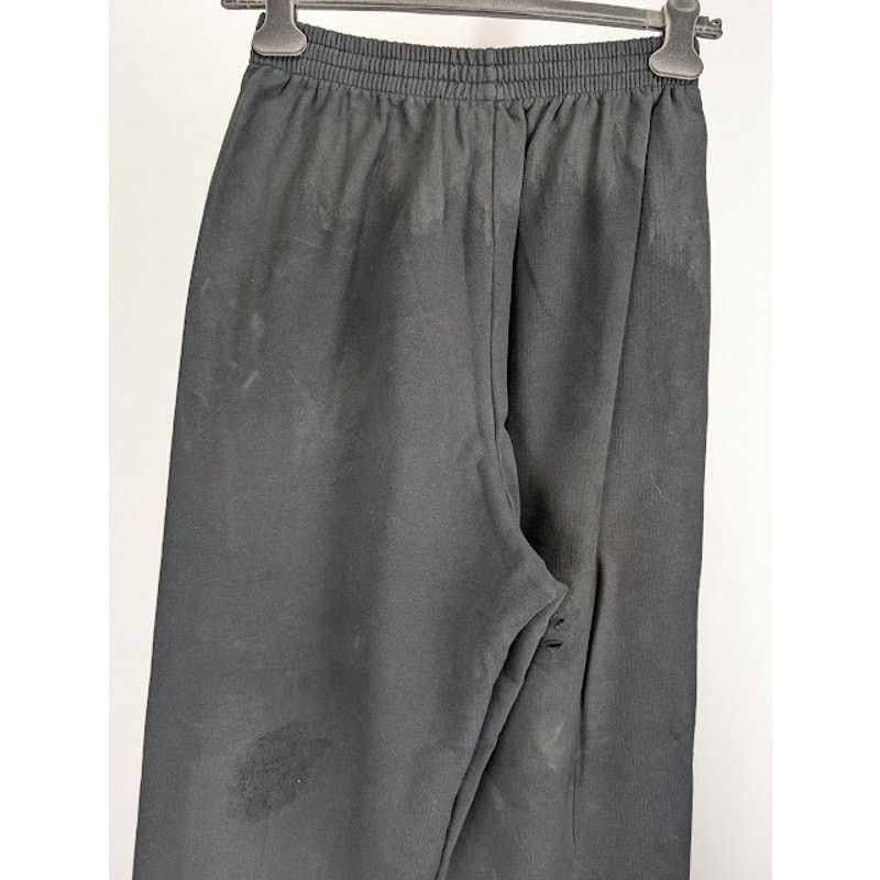 Balenciaga o1rshd1 Baggy Sweatpants in Washed Black Size US 30 / EU 46 - 11 Thumbnail