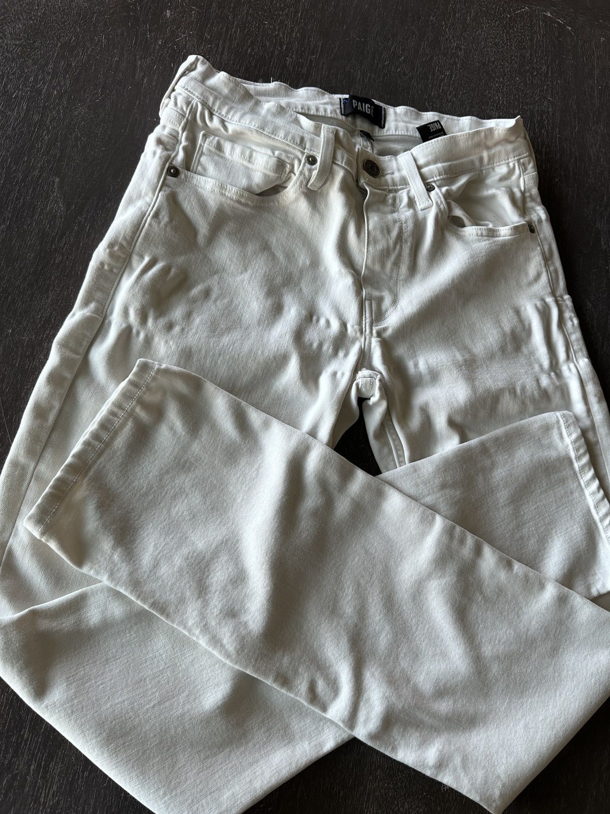 Paige Paige White Denim Pants - Mens 29 Size US 29 - 3 Thumbnail