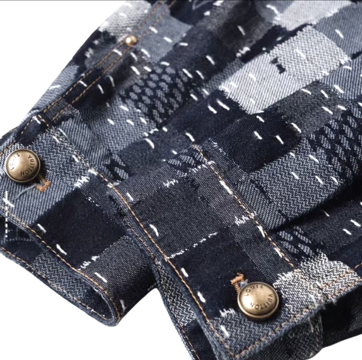 Louis Vuitton × Nigo Louis Vuitton x Nigo 50 Damier Denim Workwear Jacket Size US M / EU 48-50 / 2 - 4 Thumbnail