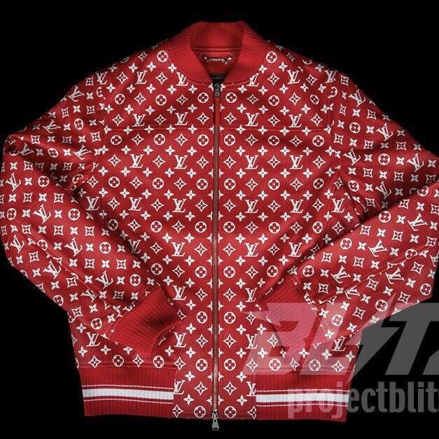 Supreme Lv Leather Coat SUPREME X LOUIS VUITTON LEATHER BASEBALL