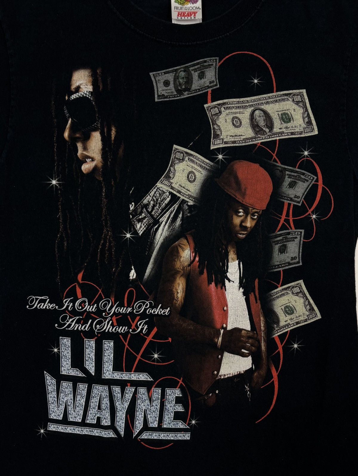 Vintage Vintage 2003 Rap Tee Lil wayne Size US S / EU 44-46 / 1 - 1 Thumbnail