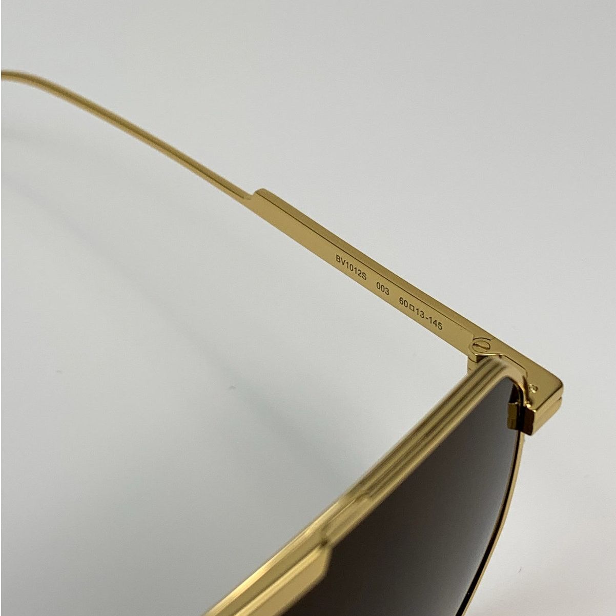 Bottega Veneta NEW Bottega Veneta Sunglasses BV1012S 003 Gold Brown Unisex Size ONE SIZE - 9 Thumbnail