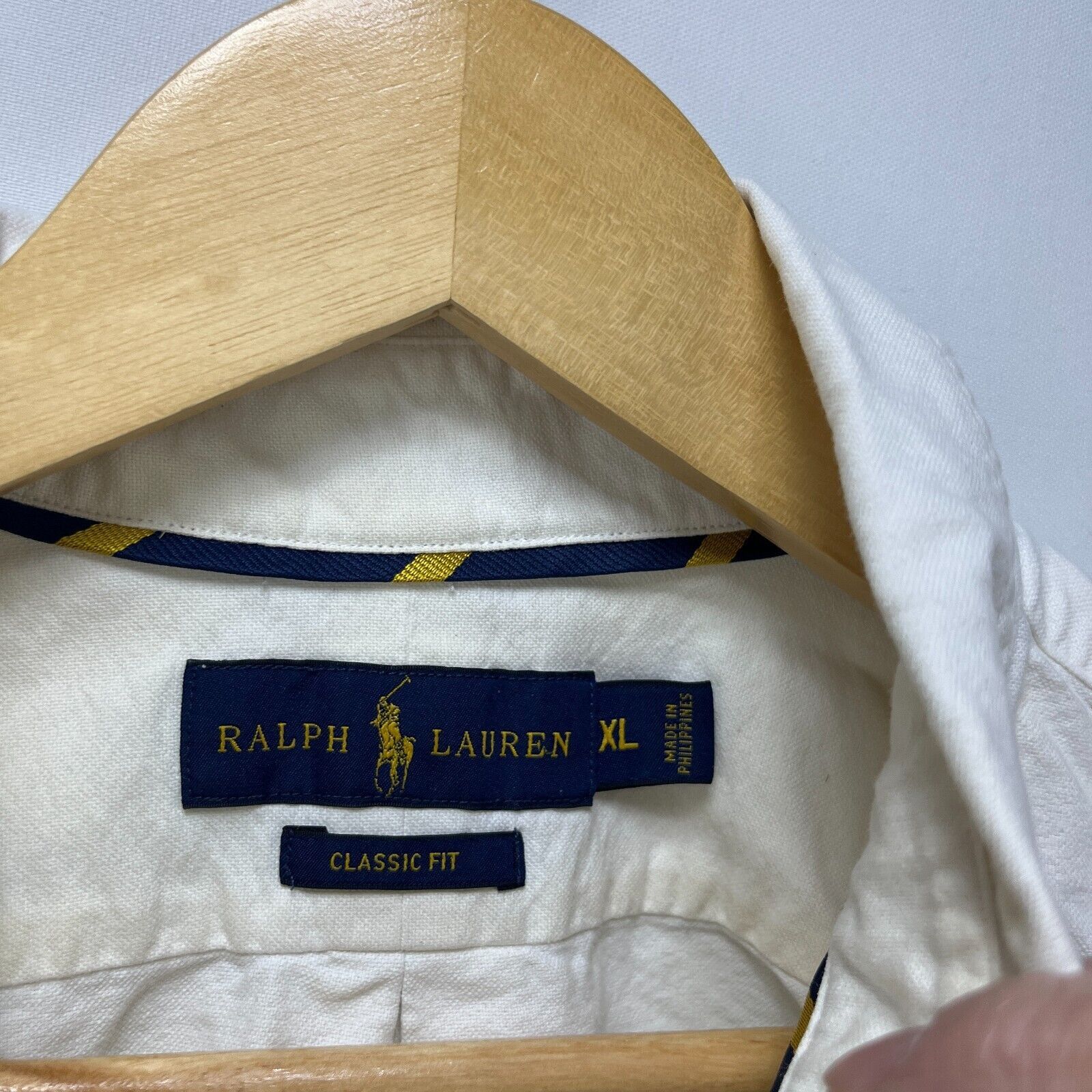 Polo Ralph Lauren × Vintage Vintage Polo Ralph Lauren Long Sleeve Buttonup Shirt XL Pony Size US XL / EU 56 / 4 - 4 Thumbnail