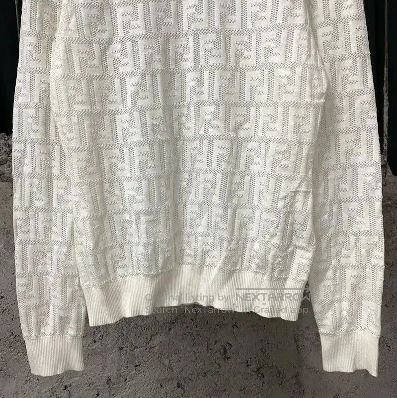 Fendi Fendi Women's White Knit Sweater . Size XXS / US 00 / IT 34 - 4 Thumbnail