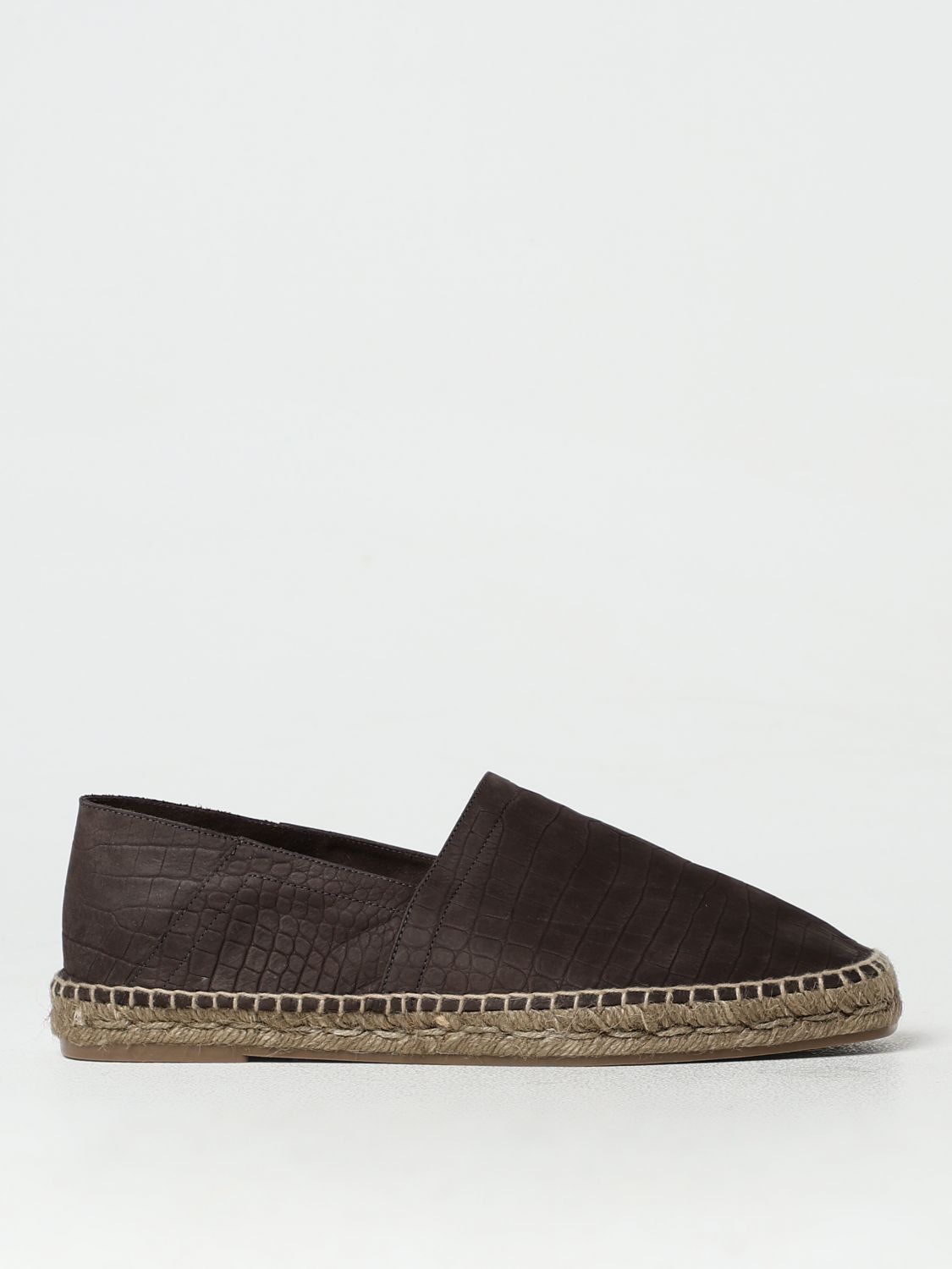 image of Tom Ford Espadrilles Men Brown Shoes (Size 9)