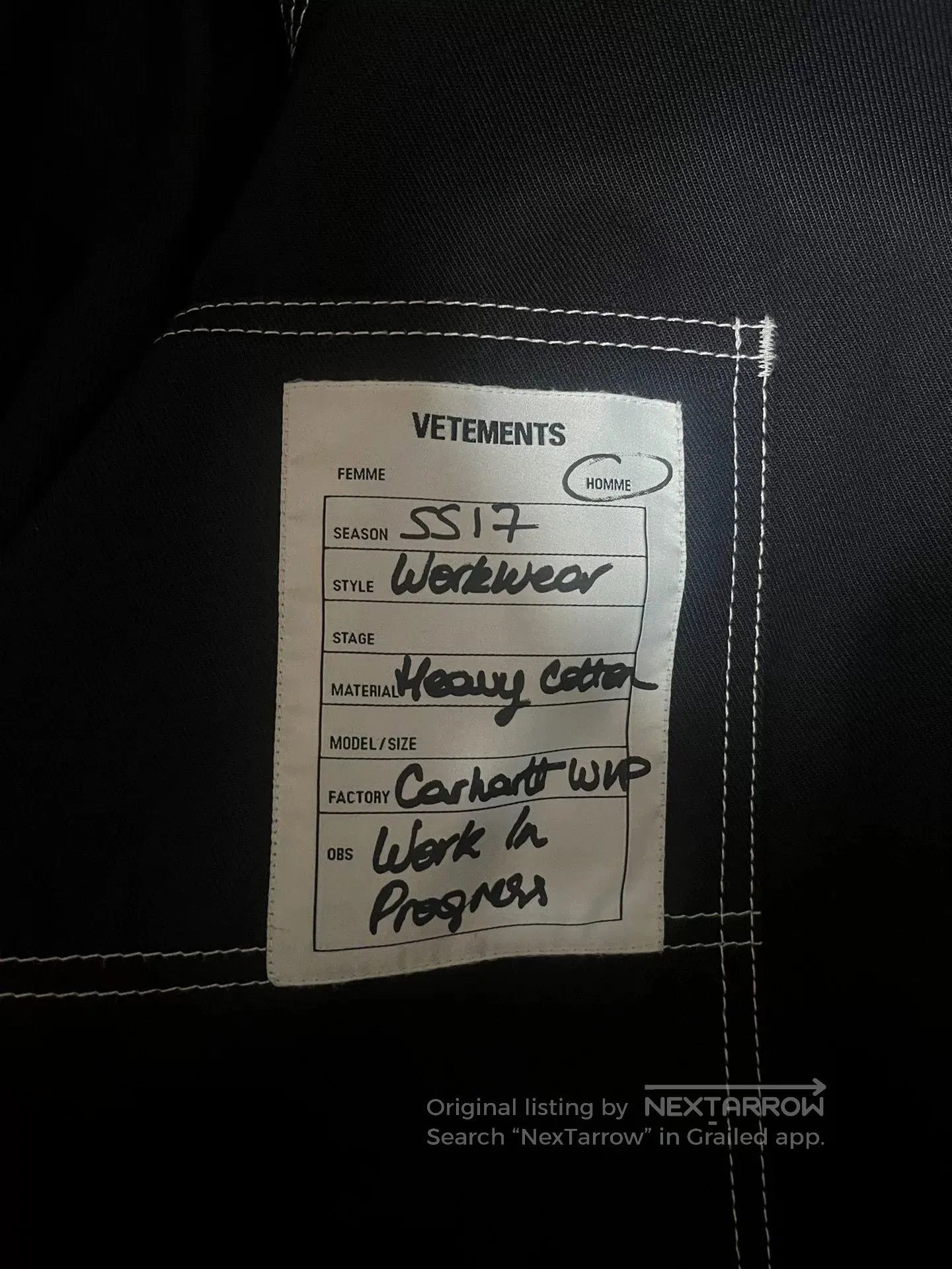 Vetements Vetements Carhartt Oversized Work Jacket. Size US L / EU 52-54 / 3 - 2 Thumbnail