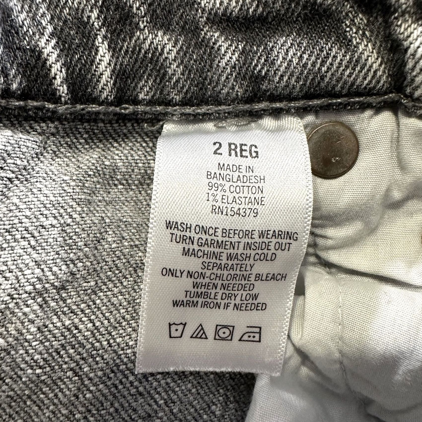 Vintage Aeropostale Jeans Women 2 26x28 High Rise Mom Jean Aero Raw Hem Gray Size 26" / US 2 / IT 38 - 6 Thumbnail