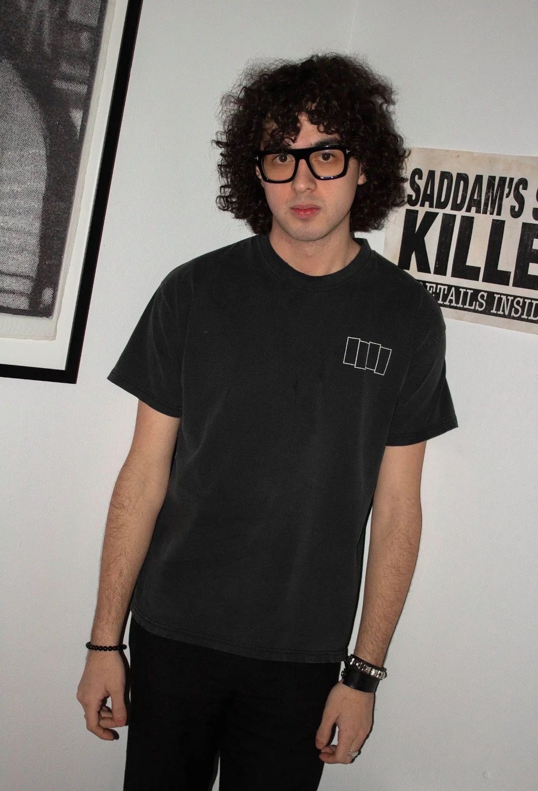 Vintage 🚭ICONIC VINTAGE🚭 90's BLACK FLAG FADED SHIRT Size US L / EU 52-54 / 3 - 4 Thumbnail