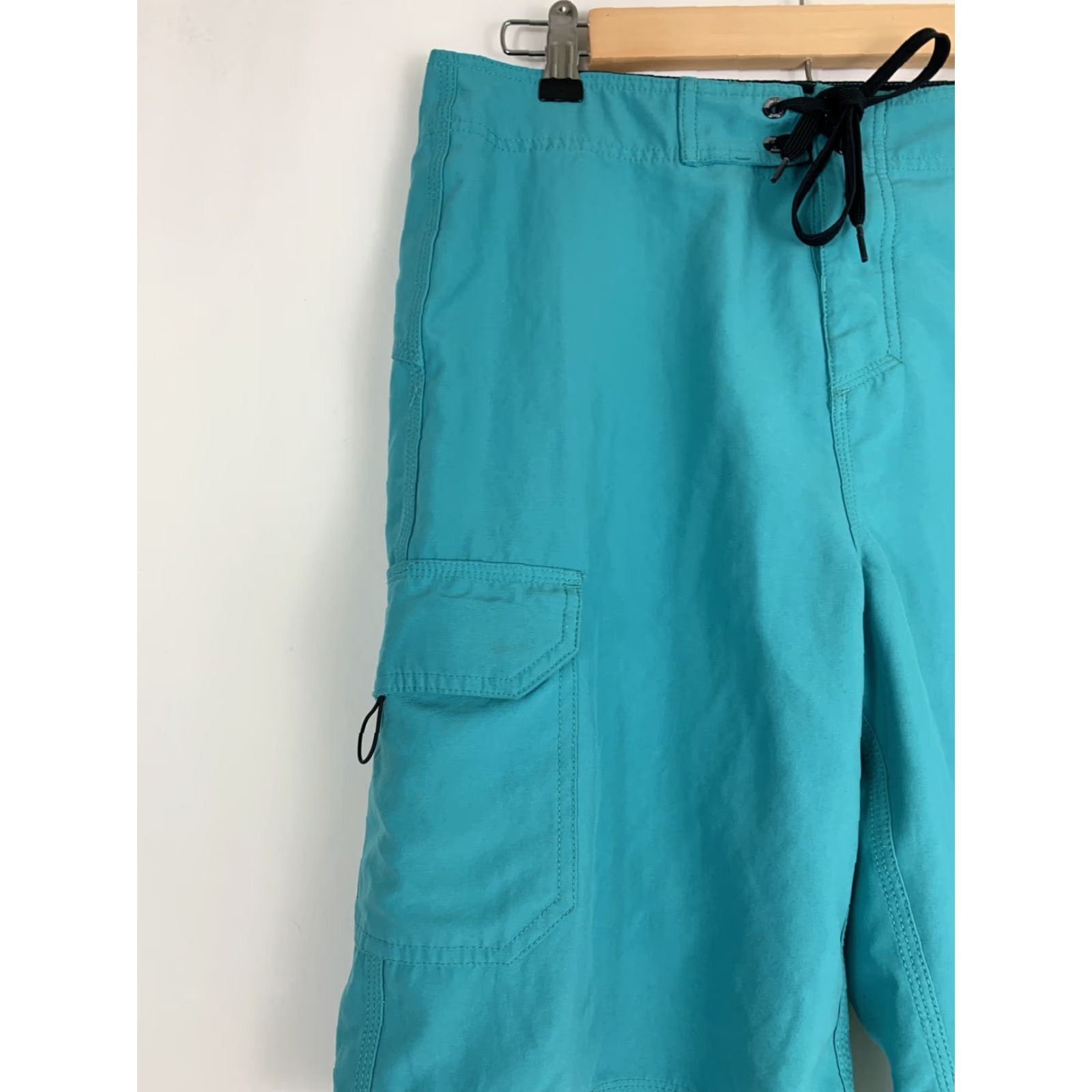 Nike Nike Mens Board Shorts Blue Drawstring M Swim Bottom 30x10 Size US 31 - 2 Thumbnail