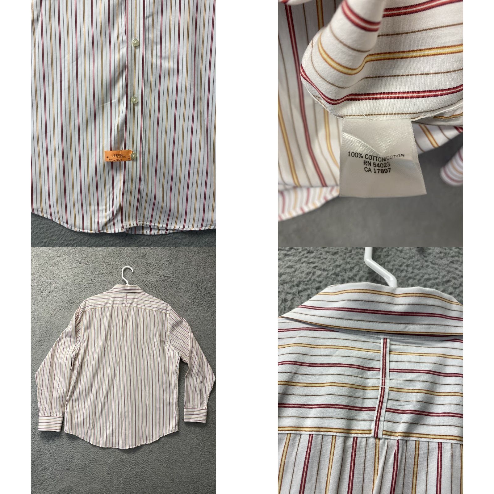 Banana Republic Banana Republic Striped Long Sleeve Button-Up Shirt Adult L Multicolor Casual Mens Size US L / EU 52-54 / 3 - 8 Thumbnail