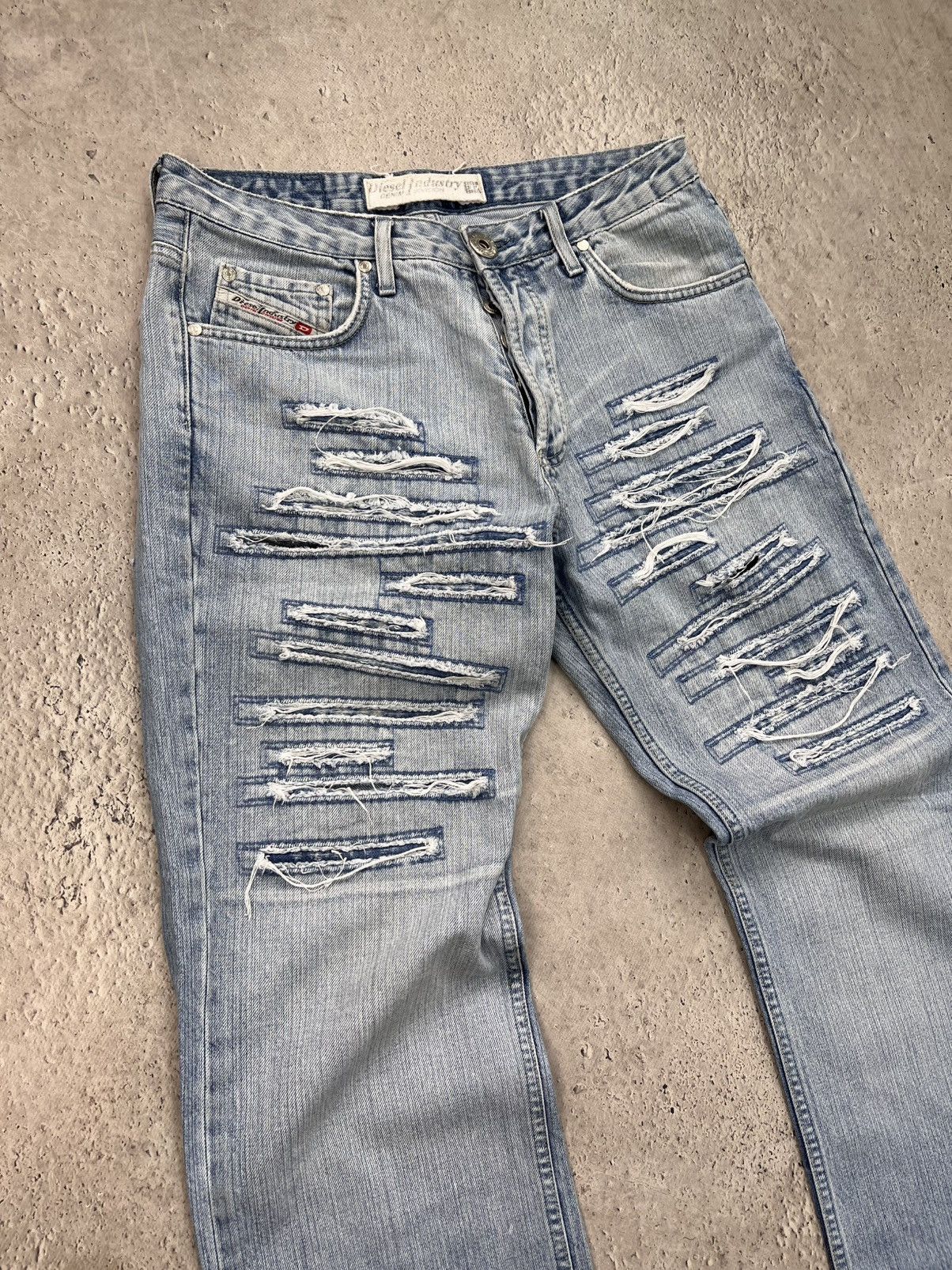 Diesel × Japanese Brand Y2K Vintage Streetwear DIESel Cargo Baggy Jeans sh Size US 32 / EU 48 - 5 Thumbnail