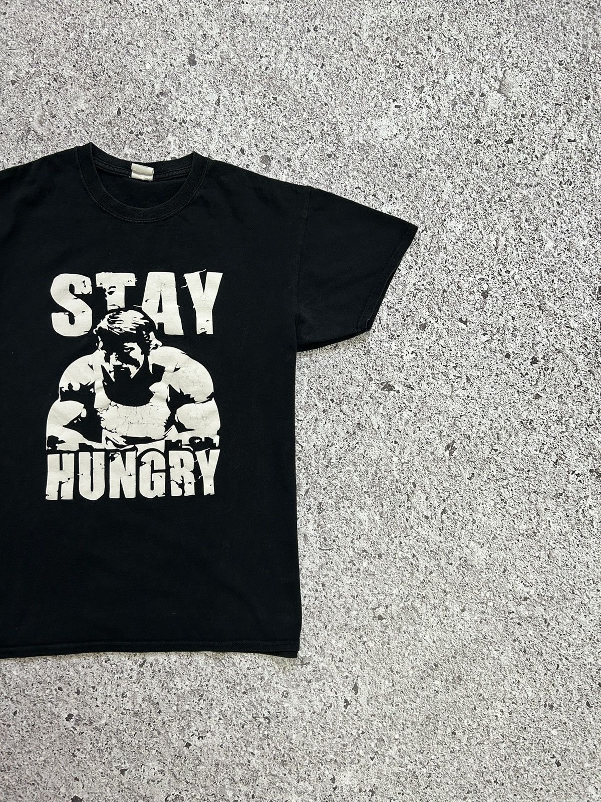 Vintage Vintage Humor Stay Hungry T-Shirt Y2 HYPE ART RETRO Size US M / EU 48-50 / 2 - 3 Thumbnail