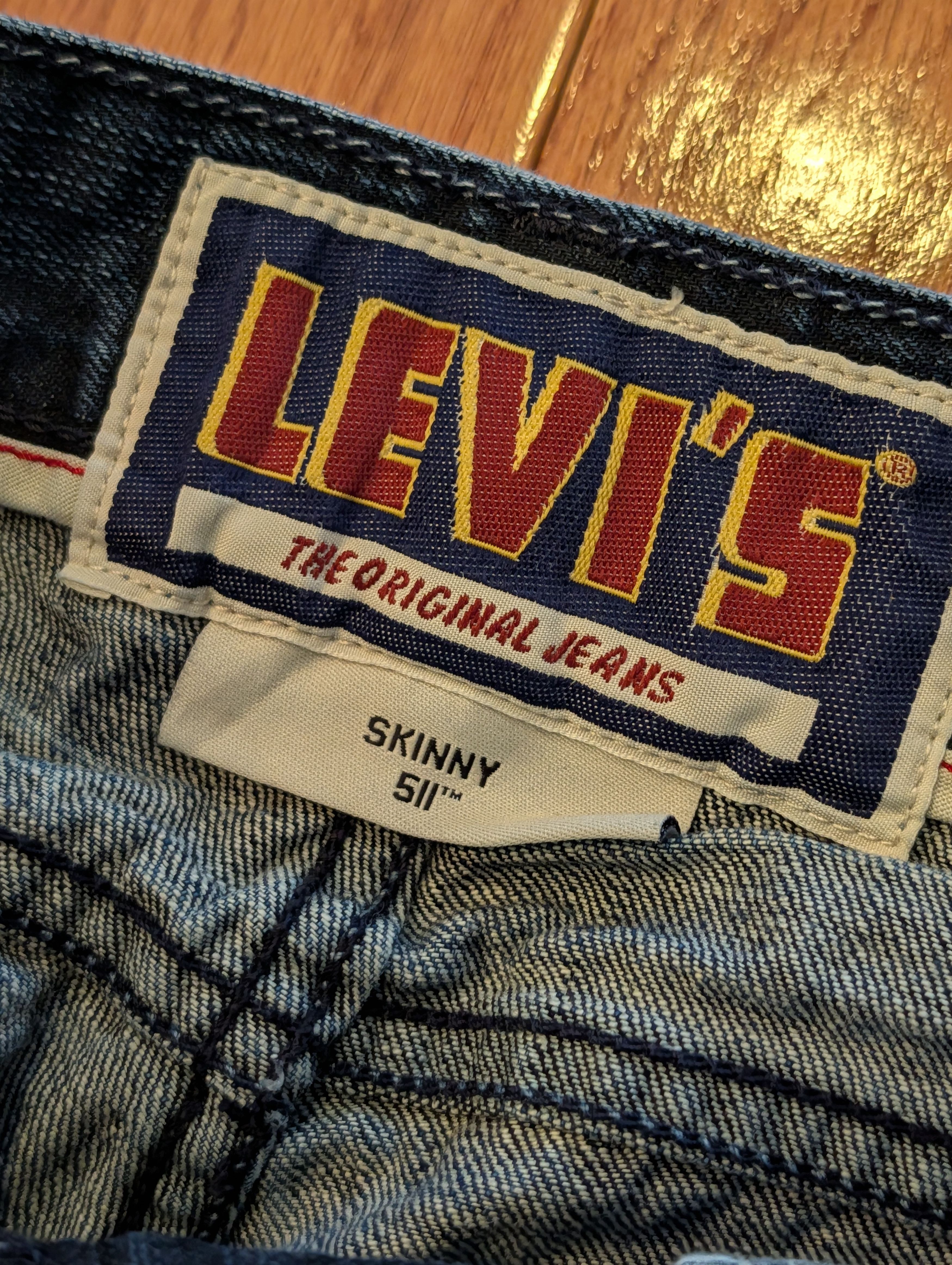 Levi's Levi's 511 Mens Skinny Fit Dark Wash Jeans 32x30 Fading Size US 32 / EU 48 - 2 Thumbnail