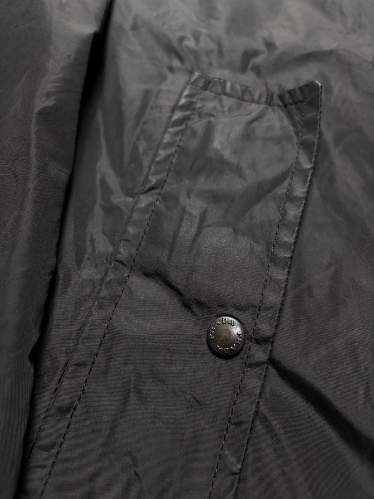 Prada 2000s Prada Sport Nylon Long Coat Jacket Size US M / EU 48-50 / 2 - 7 Thumbnail