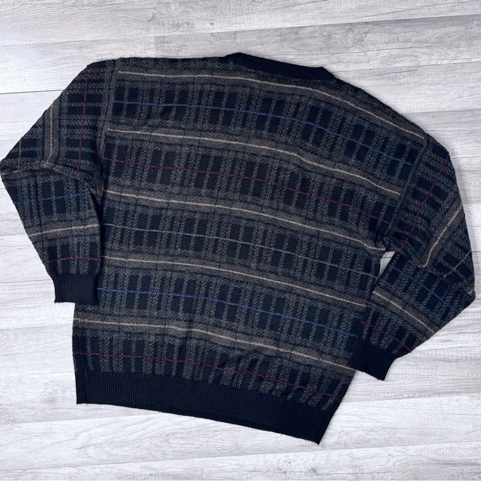 Vintage Vintage Sweater Grandpa Dad Made in Korea Knit Sweater XXL Size US XXL / EU 58 / 5 - 3 Thumbnail