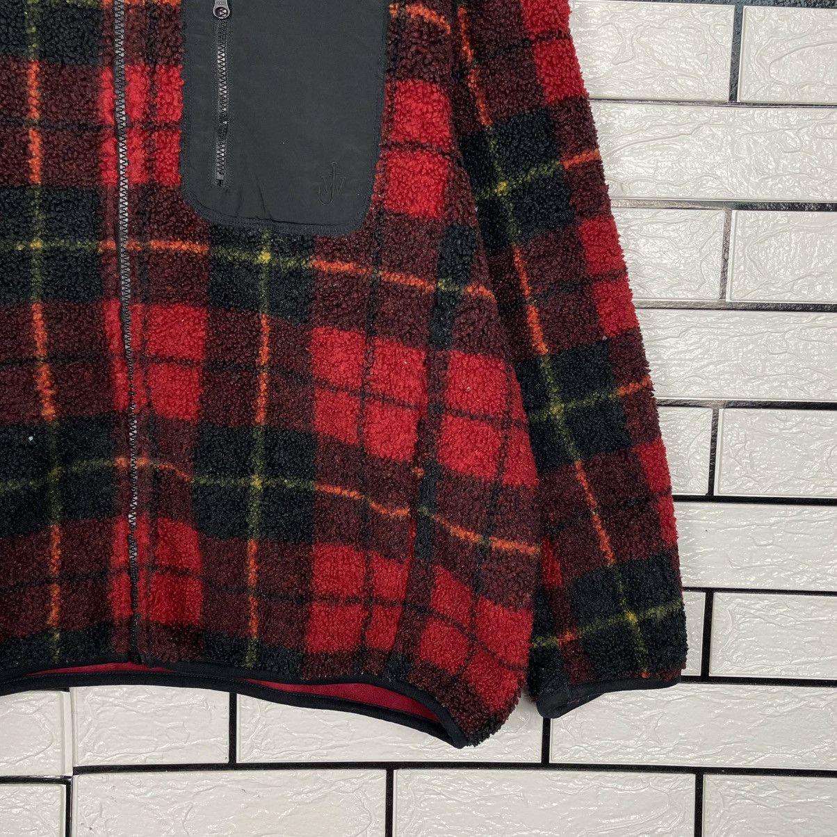 JW Anderson × Uniqlo Uniqlo x JW Anderson Tartan Hooded Deep Pile Jacket Size US XL / EU 56 / 4 - 4 Thumbnail
