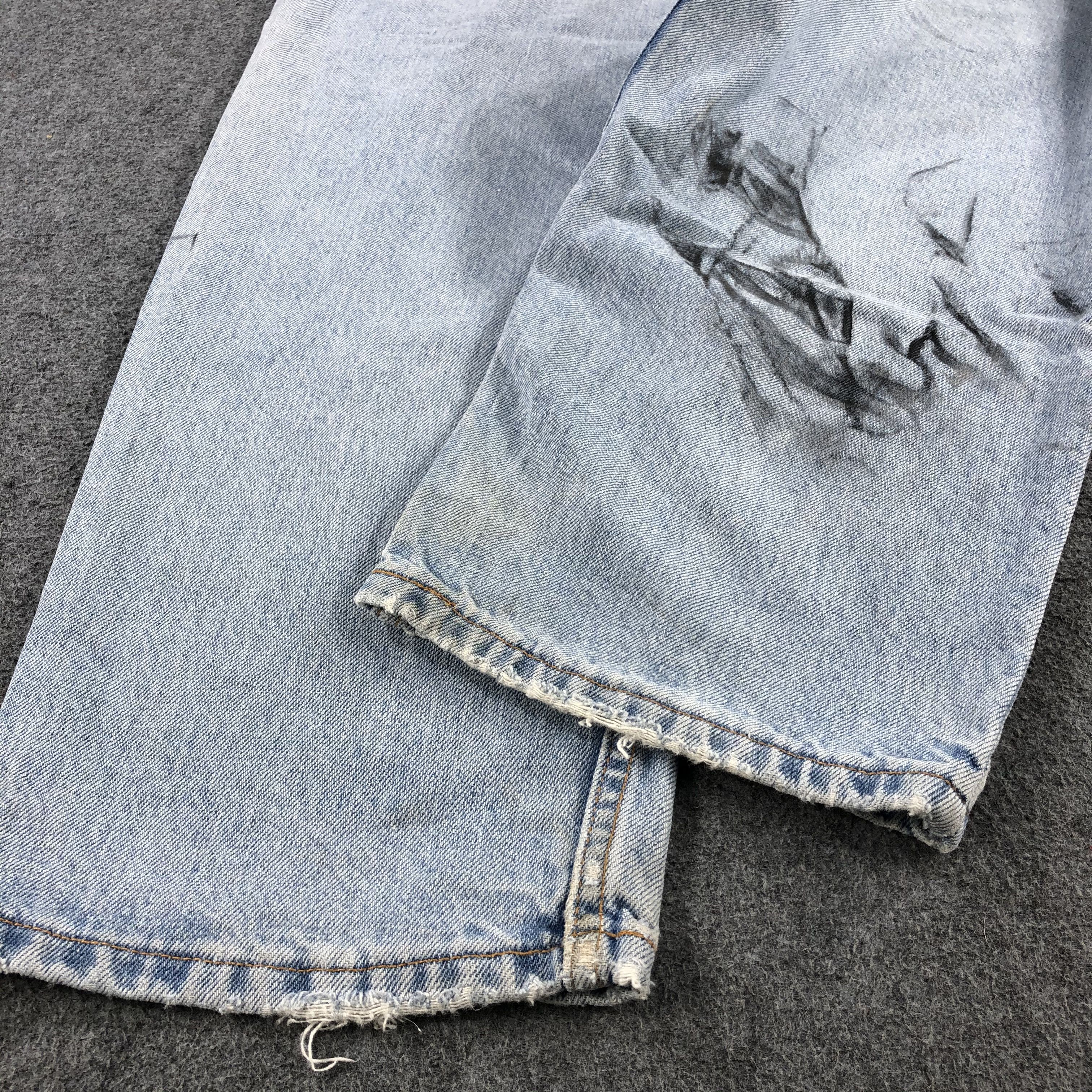 Levi's 90s Vintage Light Wash Levis 550 Jeans-J2035 Size US 37 - 6 Thumbnail