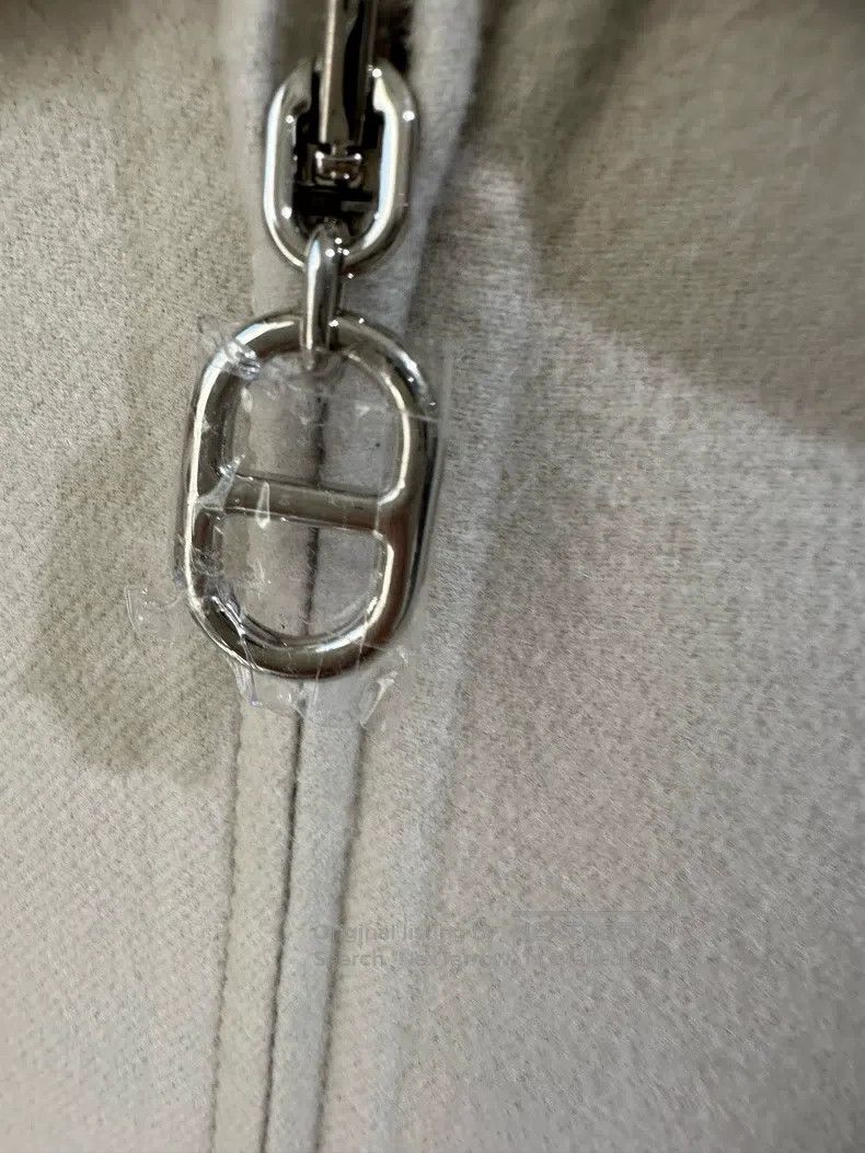 Hermes Hermes Oat-colored double-sided wool jacket Size M / US 6-8 / IT 42-44 - 3 Thumbnail