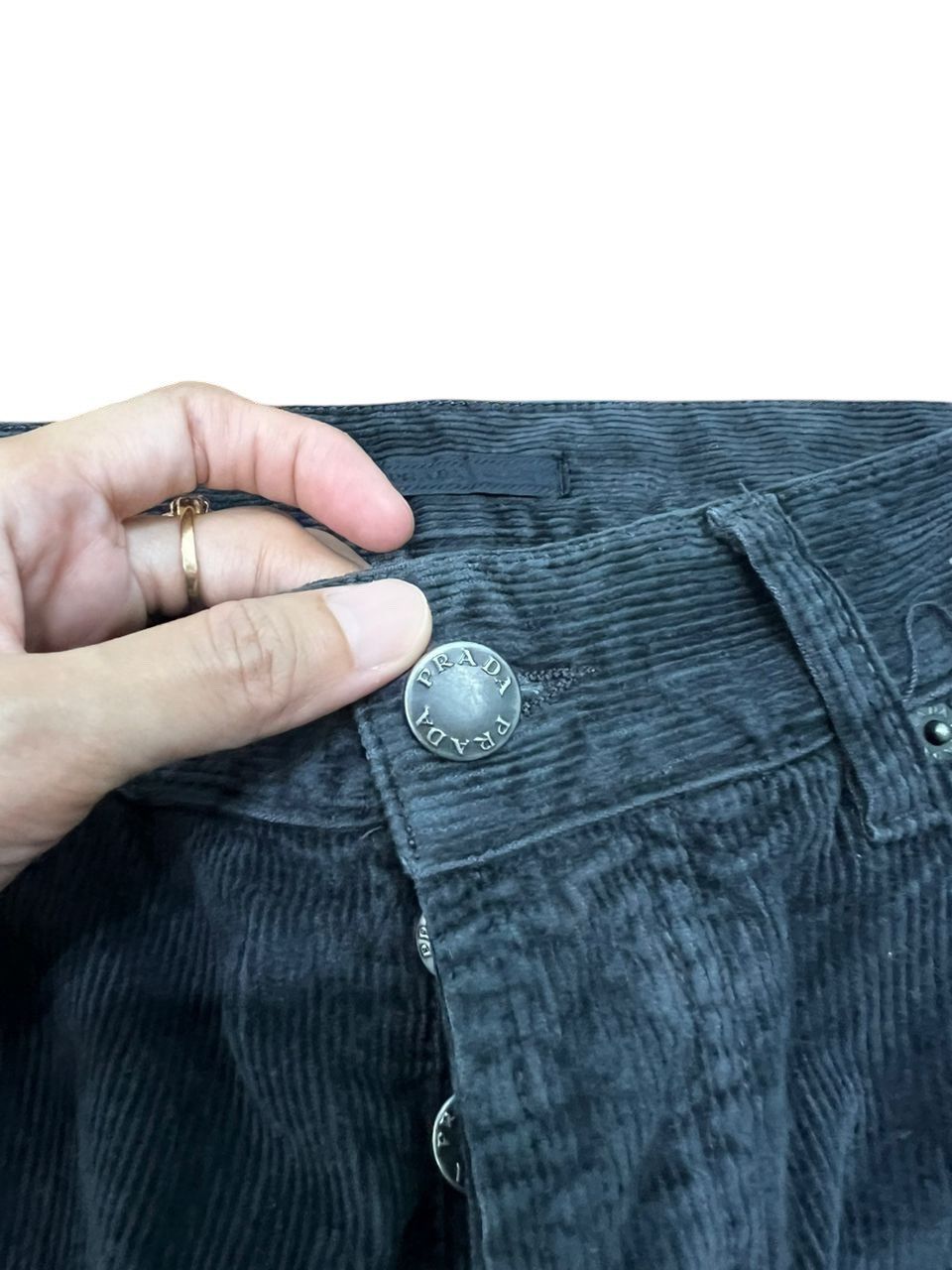 Designer × Prada Vintage Prada Tight Fit Stretchable Corduroy Pants Size US 28 / EU 44 - 9 Thumbnail