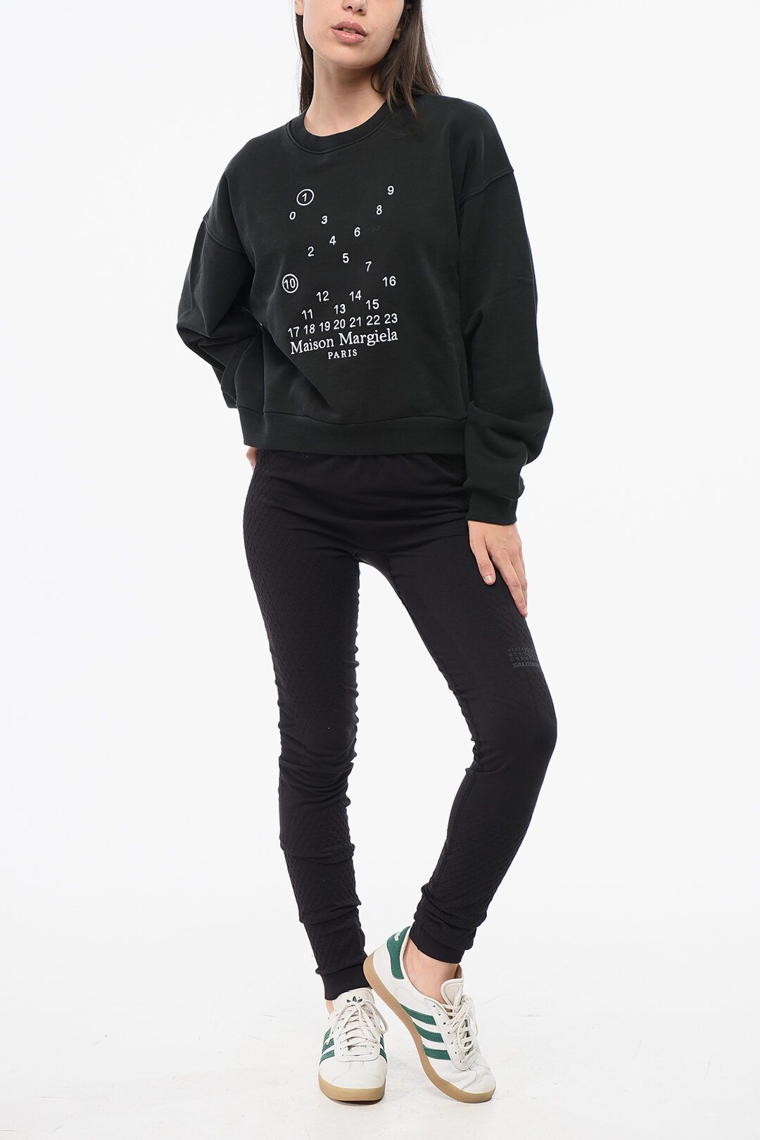 Maison Margiela og1mm0825 Crewneck Sweatshirt in Black Size S / US 4 / IT 40 - 4 Thumbnail