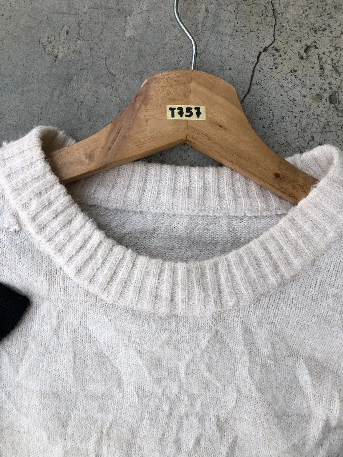 Aran Isles Knitwear × Designer Japanesebrand Knitting Pullover Memeri Baggy Pattern Size US L / EU 52-54 / 3 - 8 Thumbnail