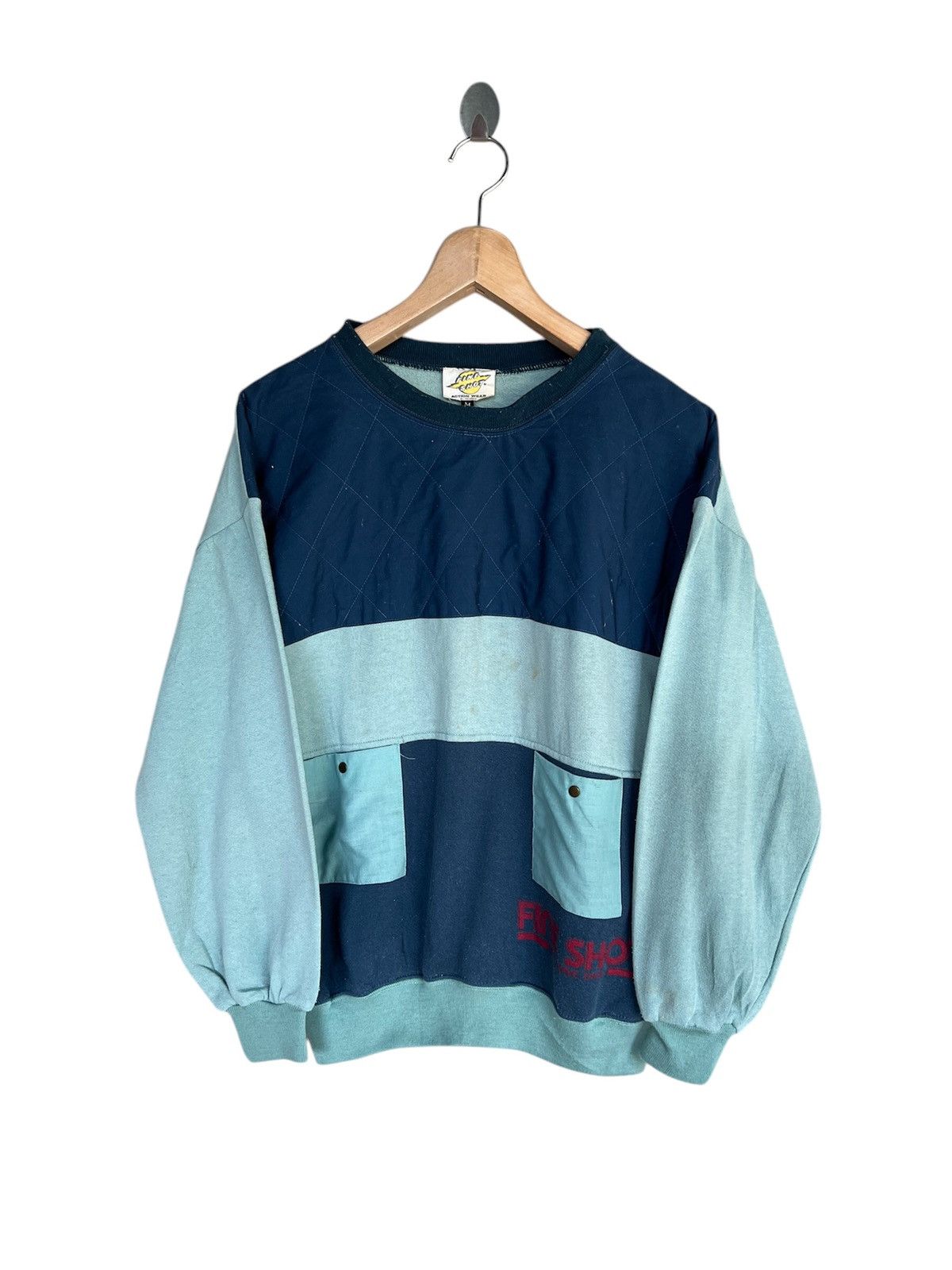 Vintage Vintage Fine Shot Sweatshirt Size US S / EU 44-46 / 1 - 1 Thumbnail
