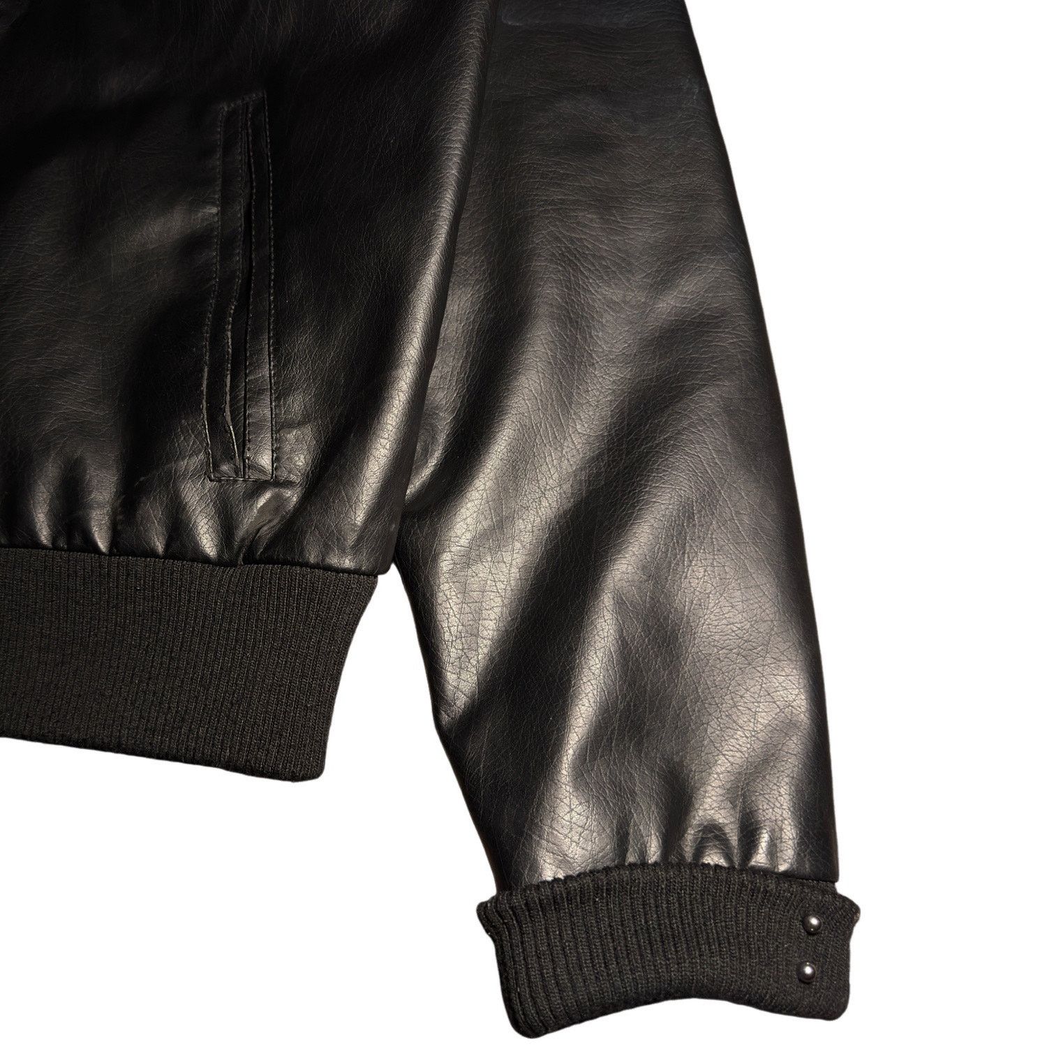Other Pierced Hooded Leather Jacket Size US L / EU 52-54 / 3 - 2 Thumbnail