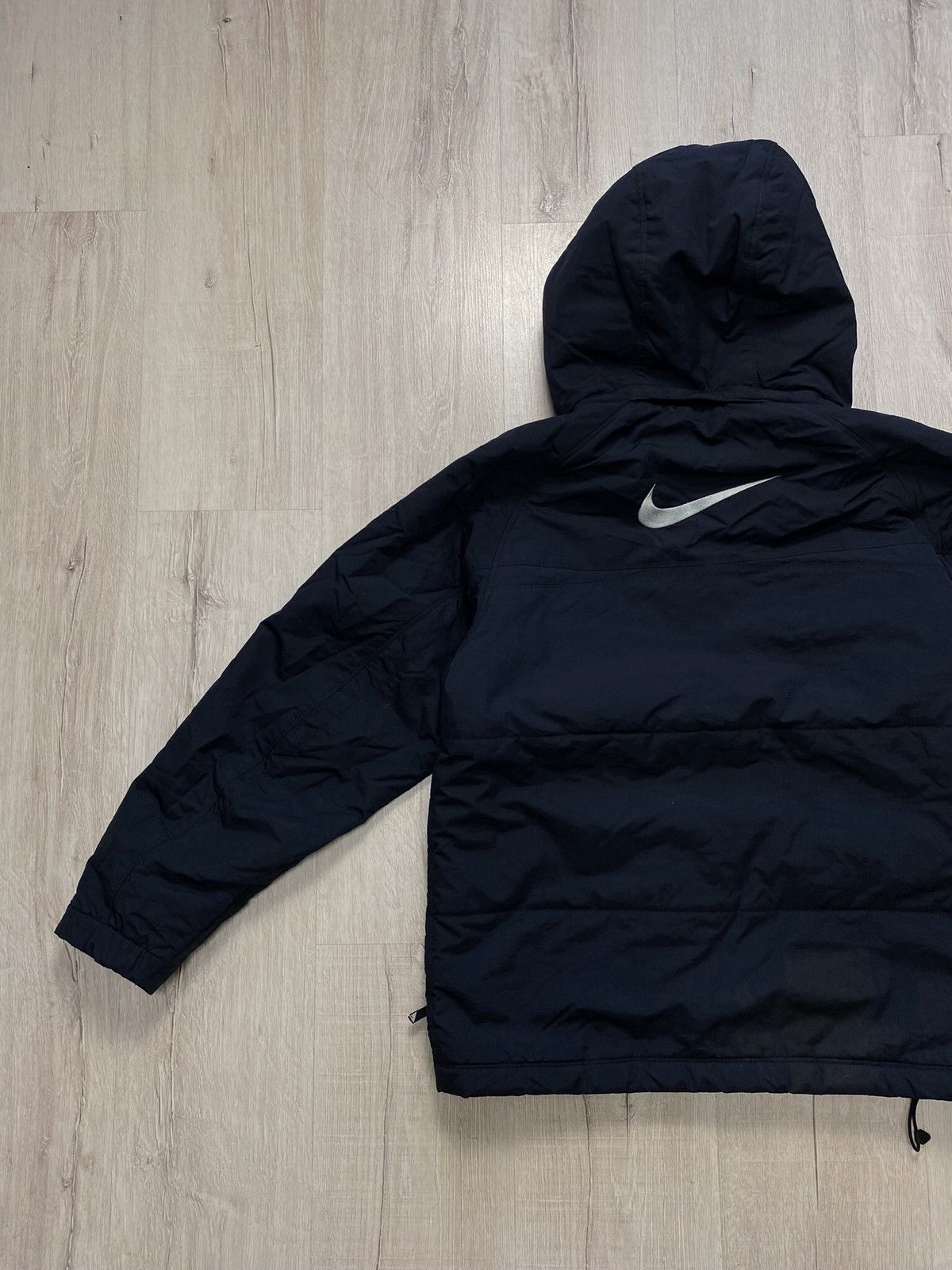 Nike × Vintage Nike Puffers Vintage Central Big Logo 90s Jacket Size US S / EU 44-46 / 1 - 4 Thumbnail