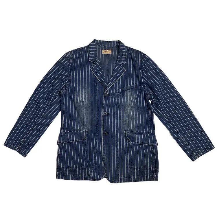 Japanese Brand Sky Walk Ranch denim wabash indigo coat Size US M / EU 48-50 / 2 - 4 Thumbnail