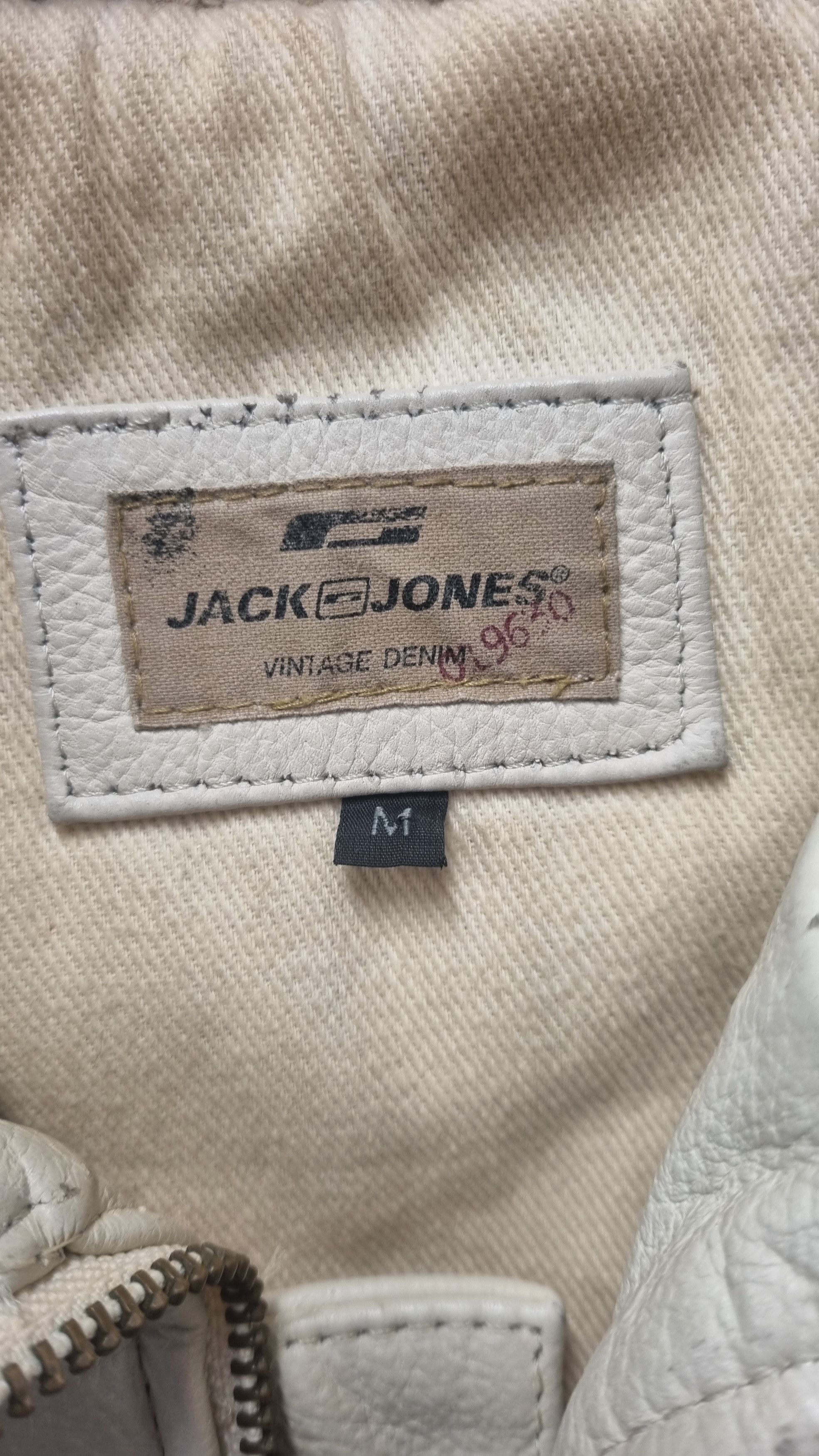 Jack & Jones Vintage Leather Jacket Size US M / EU 48-50 / 2 - 2 Thumbnail