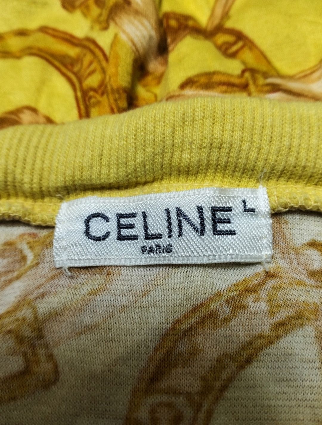 Celine Celine Paris Long Sleeve Shirt Size L / US 10 / IT 46 - 3 Thumbnail