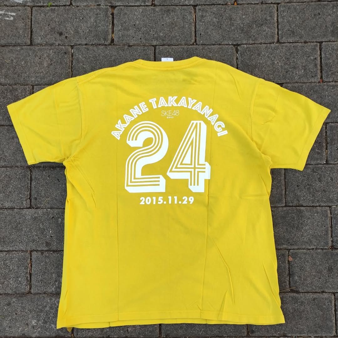 Band Tees SKE48 Akane Takayanagi 24th Birthday 2015 Tee Size US L / EU 52-54 / 3 - 3 Thumbnail