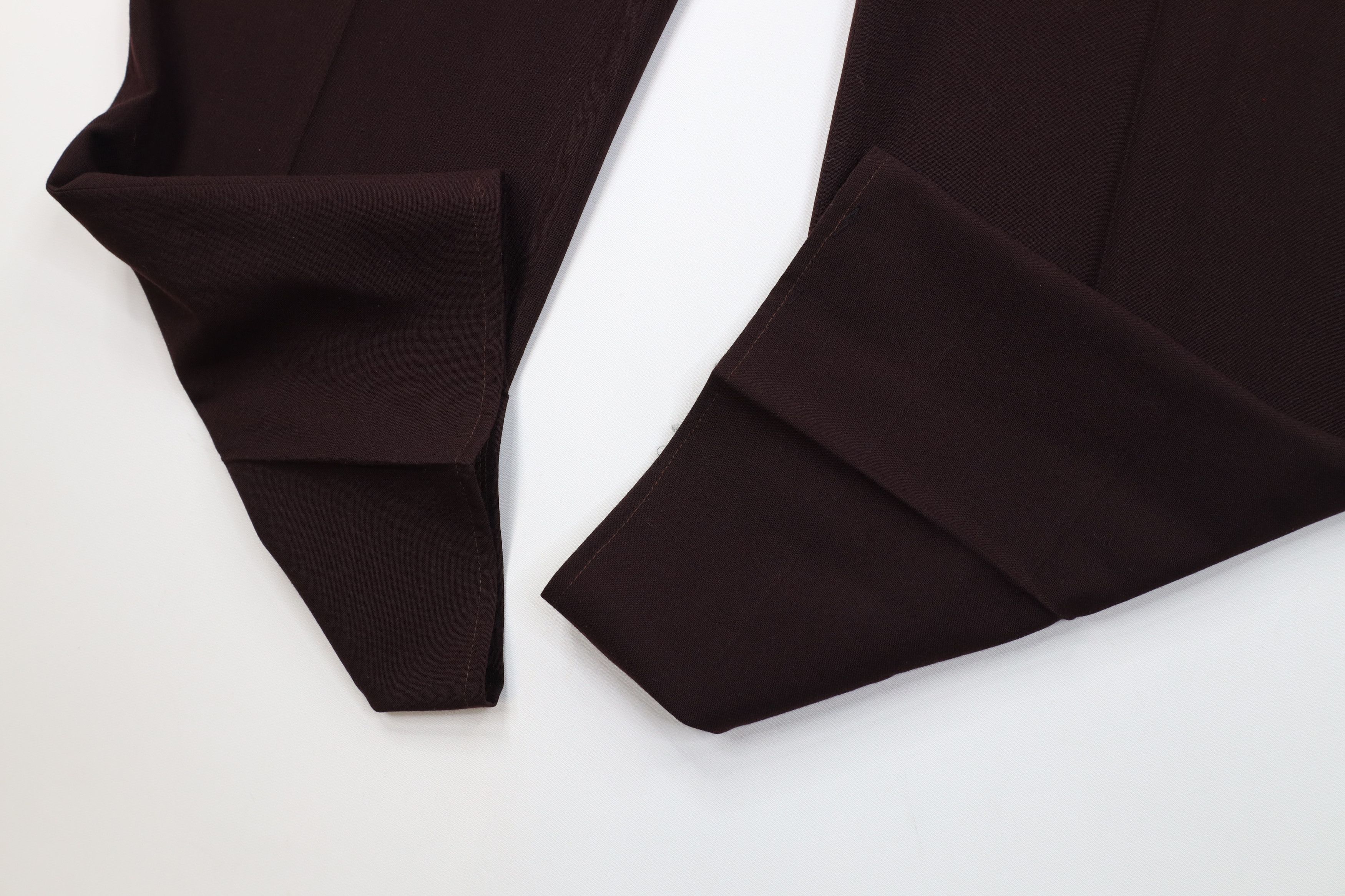 Vintage Vintage 70s Streetwear Gabardine Wide Leg Chino Pants Purple Size US 40 / EU 56 - 6 Thumbnail