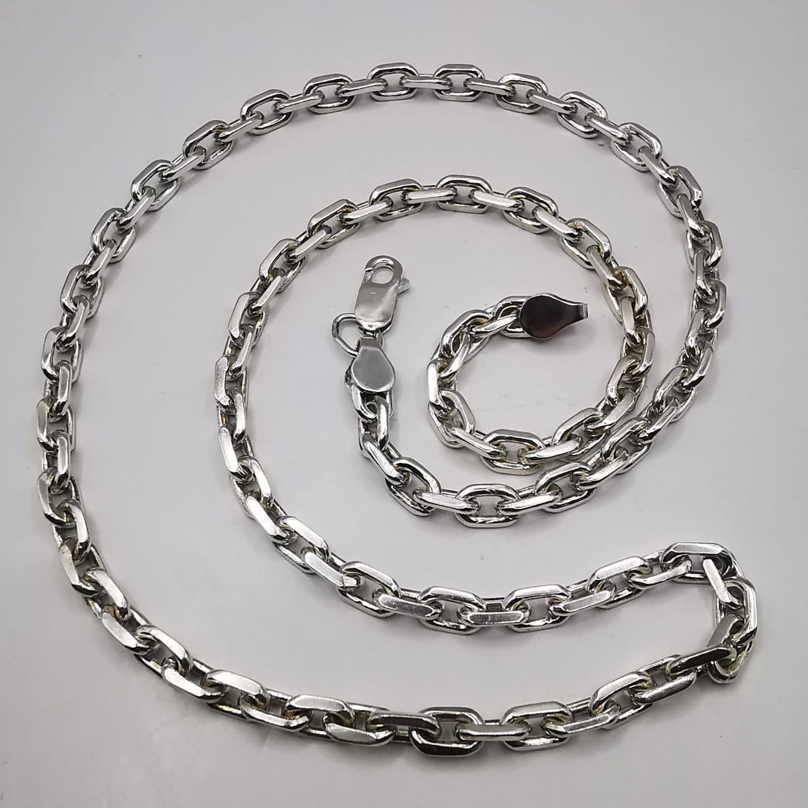 Sterling Silver Vintage Beautiful Jewelry Chain,925 Sterling Silver 46,64g Size ONE SIZE - 2 Thumbnail