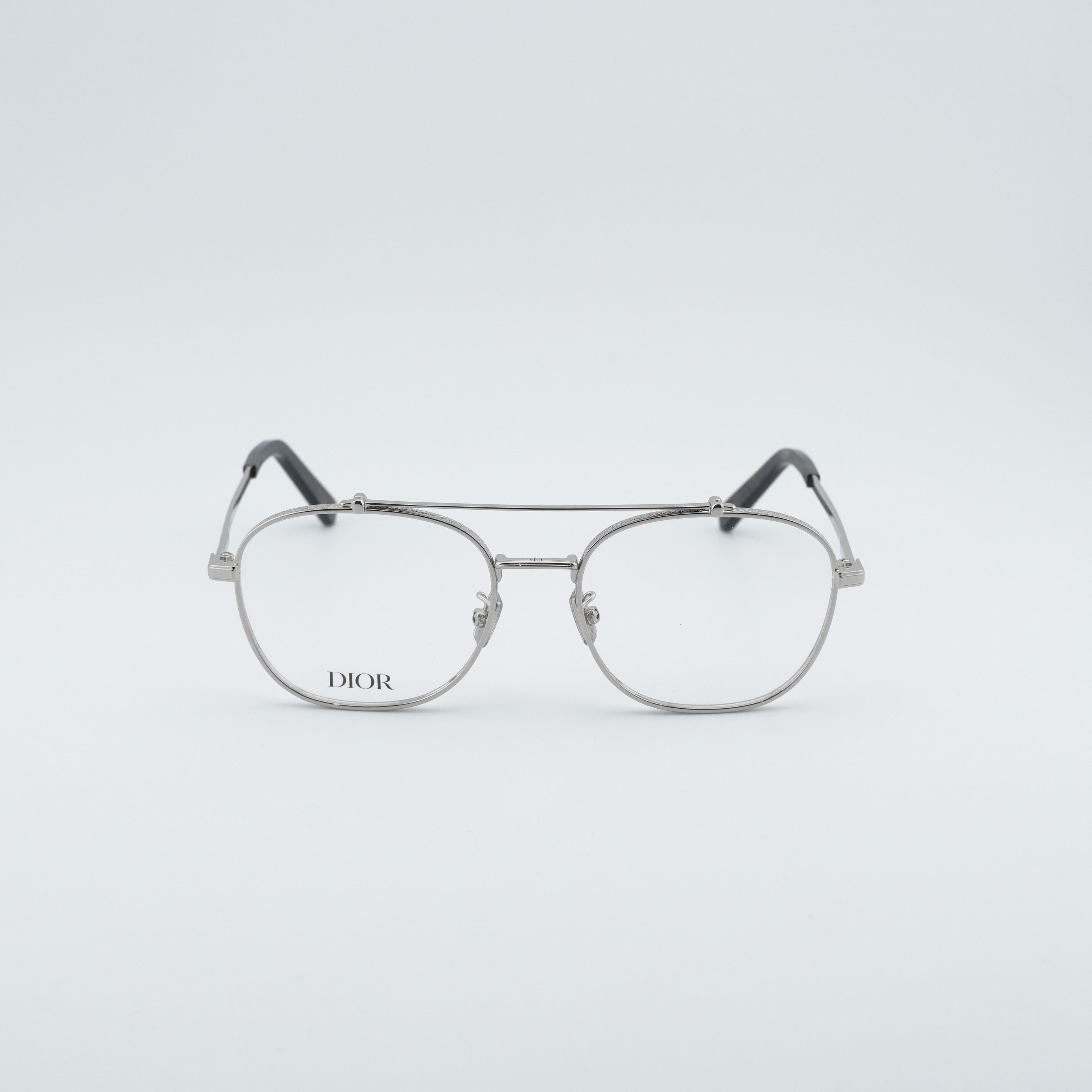 Dior Dior CD DIAMONDO R2U F200 Eyeglasses Silver 54mm Aviator Size ONE SIZE - 6 Thumbnail