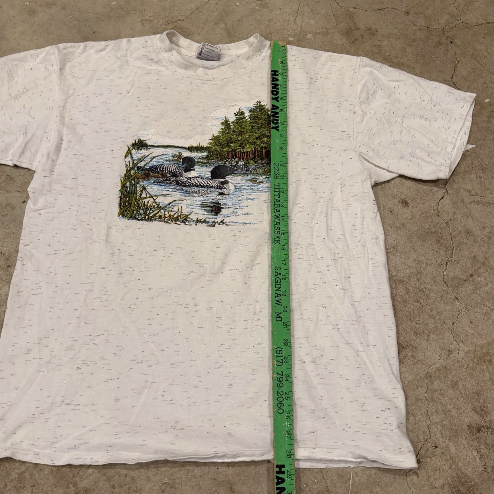 Vintage VINTAGE Duck Nature Oneita Single Stitch T-Shirt Mens XL Gray Shirt Men 90s Size US XL / EU 56 / 4 - 6 Thumbnail