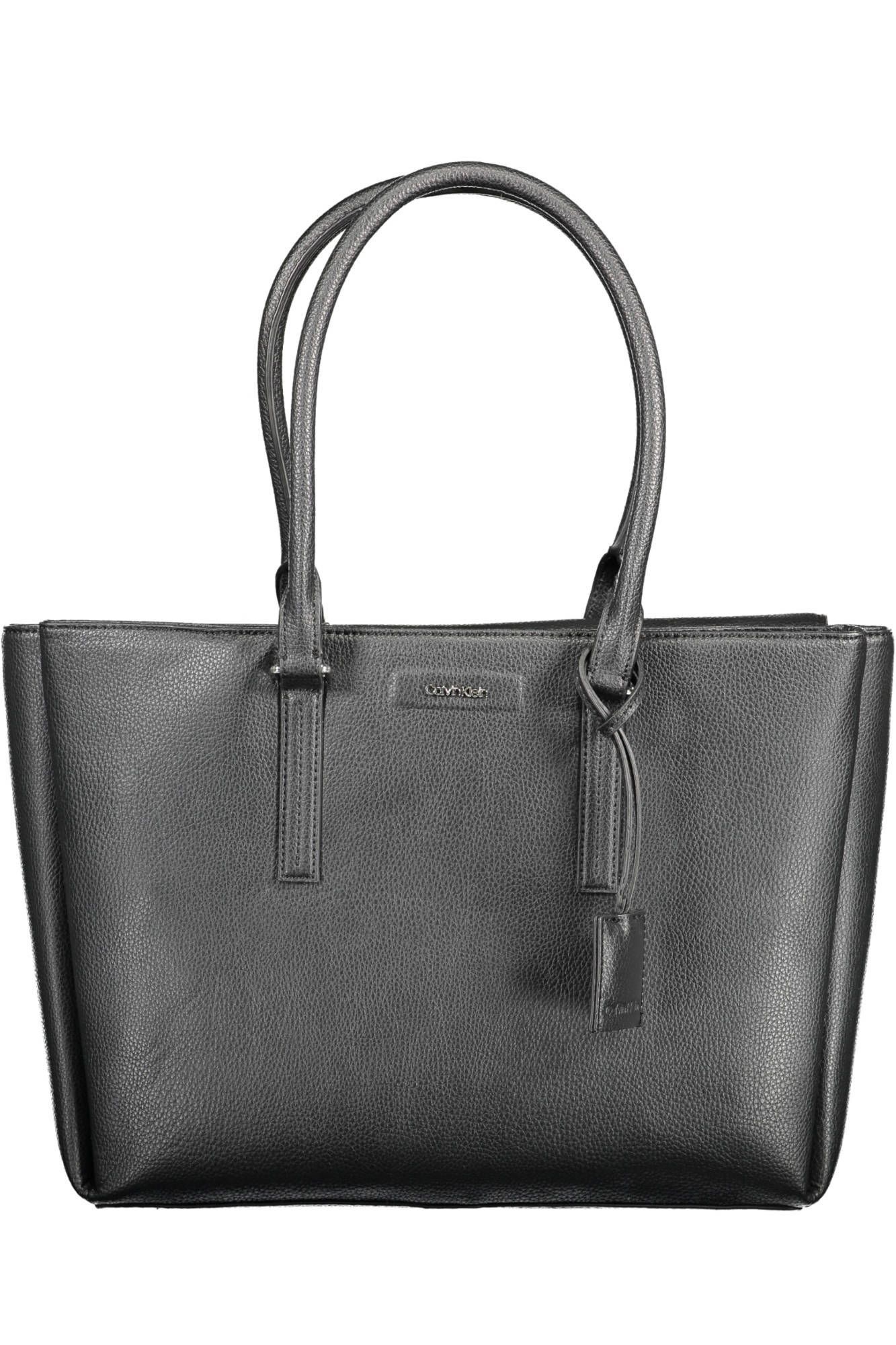 Calvin Klein Black Polyethylene Women Women's Handbag Size ONE SIZE - 1 Thumbnail
