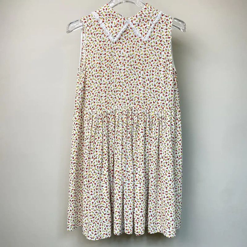 Miu Miu Miu Miu Yellow Cotton Dress for Women 0089 Size S / US 4 / IT 40 - 1 Thumbnail