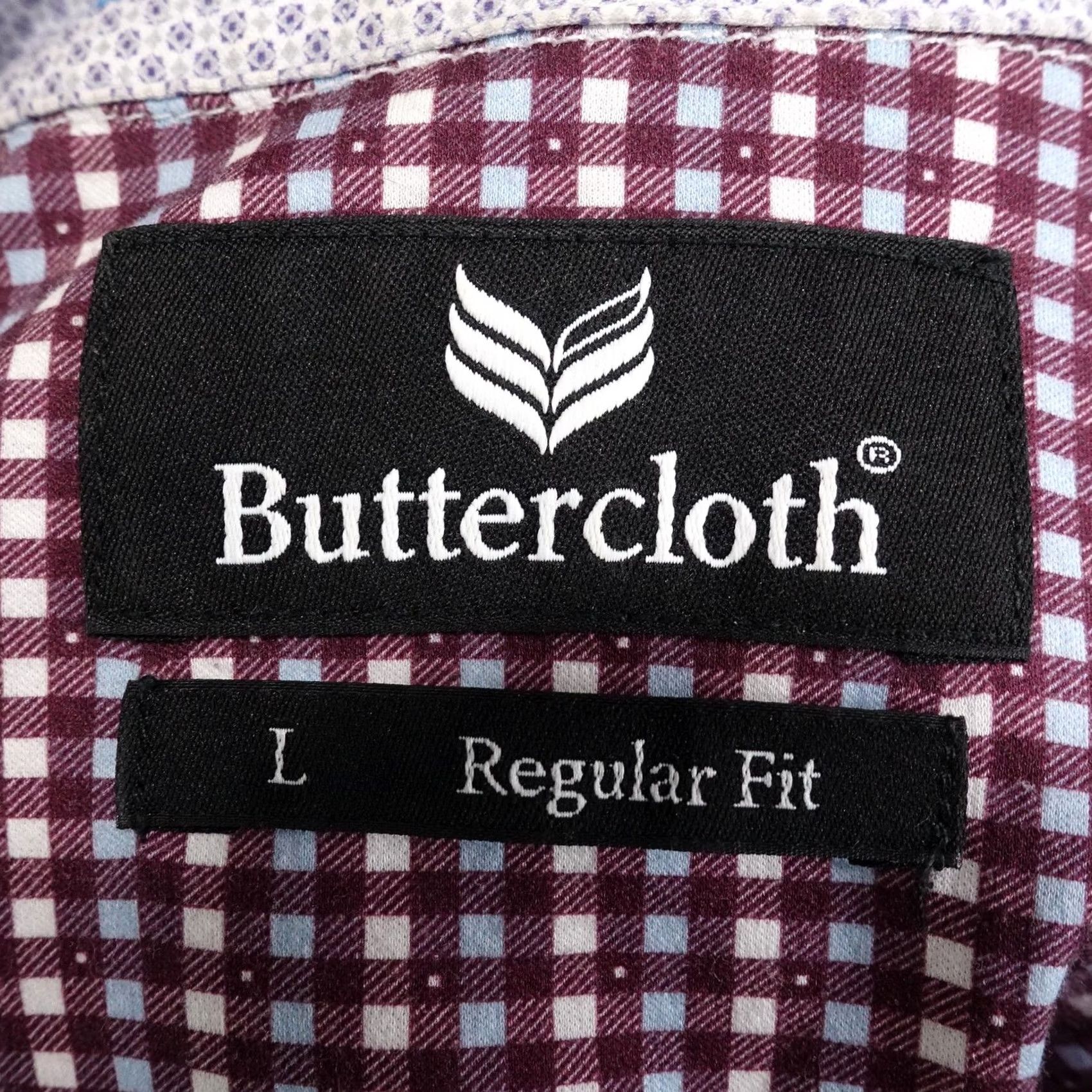 Vintage Buttercloth Shirt Mens L Red Check Long Sleeve Button-Up Regular Fit Cotton Size US L / EU 52-54 / 3 - 6 Thumbnail